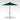 7.5' Push Button Tilt Market Umbrella - Forest Green
