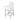 Adirondack Shell Back Bar Chair - White