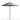 9' Crank, No Tilt Market Umbrella - Cadet Gray