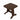 Adirondack 19" Square End Table - Chestnut