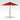 9' Auto Tilt Market Umbrella - Jockey Red