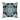 Ikat Diamond Peacock Pillow
