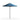 9' Crank, No Tilt Market Umbrella - Steel Blue