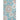 Light Blue 5' 2 x 8' Outdoor Botanical Rectangle Rug