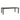 Canbria 84" Rectangle Slat Dining Table