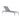 Lyon Sling Armless Chaise - Grey