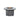 Trevi 42" Round Fire Pit w/Lid - Graphite